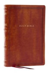  RSV Personal Size Bible with Cross References, Brown Leathersoft, Thumb Indexed, (Sovereign Collection) 