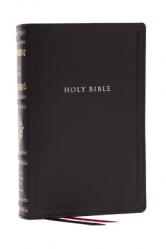  RSV Personal Size Bible with Cross References, Black Genuine Leather, (Sovereign Collection) 