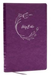  NKJV Holy Bible, Ultra Thinline, Purple Leathersoft, Red Letter, Comfort Print 