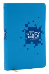  NKJV Study Bible for Kids, Blue Leathersoft: The Premier Study Bible for Kids 