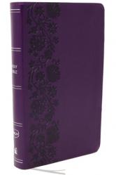  NKJV Giant Print End-Of-Verse Reference Bible, Purple Leathersoft, Red Letter, Comfort Print: Holy Bible 