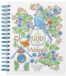  A Little God Time for Women: Devotional Coloring Book 