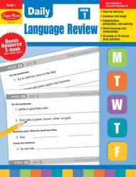  Daily Language Review, Grade 1 Teacher Edition 