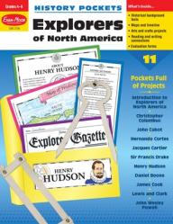  History Pockets: Explorers of North America, Grade 4 - 6 Teacher Resource 