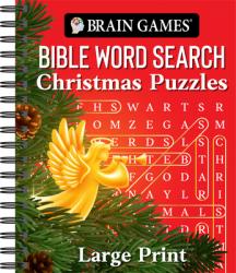  Brain Games - Bible Word Search: Christmas Puzzles - Large Print 