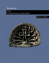  Journal of the Canadian Society of Coptic Studies Volume 12 (2020) 