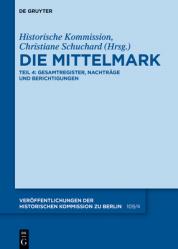  Die Mittelmark / Teil 4: Gesamtregister, Nachtr 