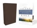  Niv, Lucado Encouraging Word Bible, Brown, Leathersoft, Comfort Print: Holy Bible, New International Version 