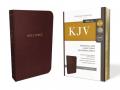  KJV, Reference Bible, Personal Size Giant Print, Leather-Look, Burgundy, Red Letter Edition 