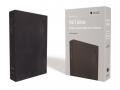  Net Bible, Single-Column Reference, Leathersoft, Black, Comfort Print: Holy Bible 